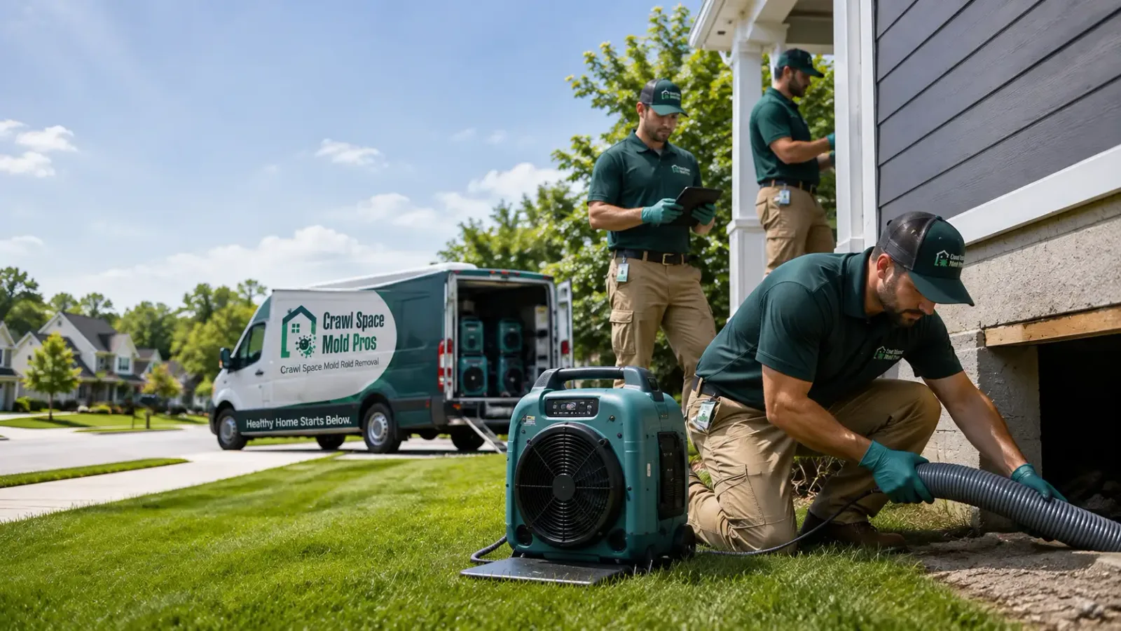 Crawl Space Mold Removal in Brecksville, OH